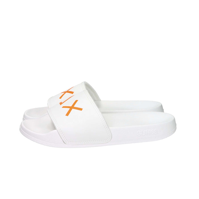 Sun68 Enfants et adolescents Claquettes X36310T Blanc