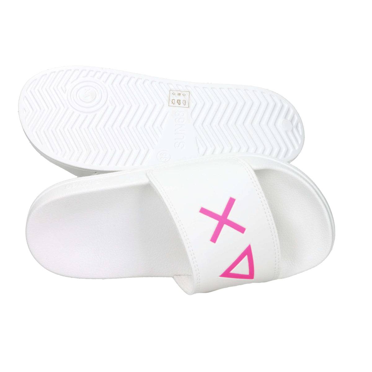 Sun68 Bambine e ragazze Ciabatta X36410T Bianco
