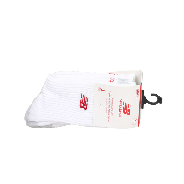 New Balance Unisex adulto Calzini AC98743 Bianco