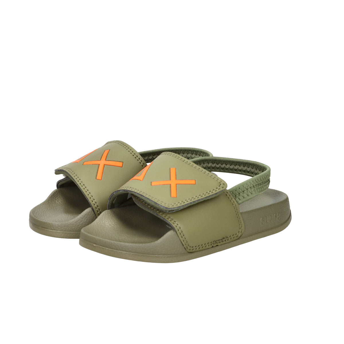 Sun68 Enfants et adolescents Ciabatta X36310B Vert militaire