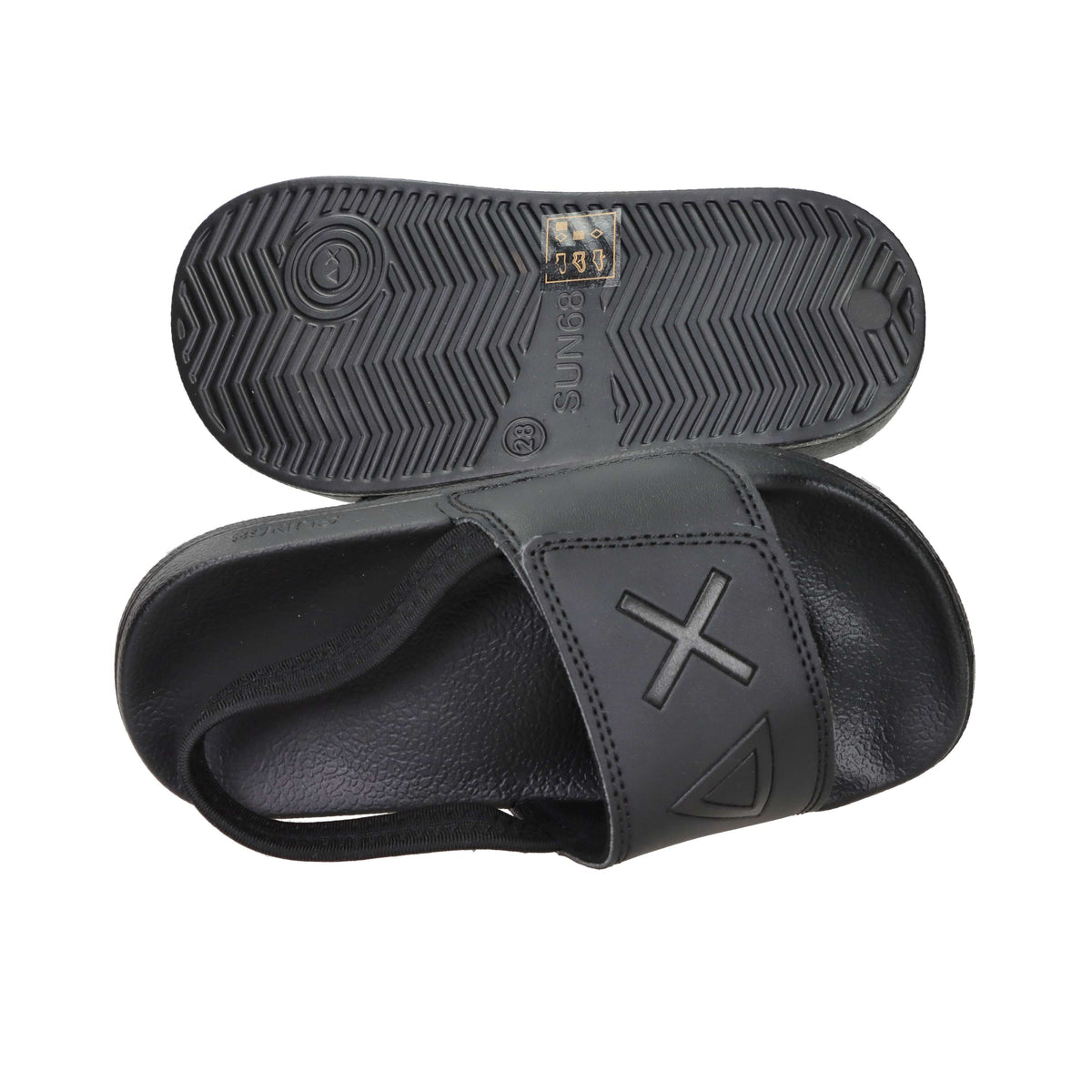 Sun68 Bambini e ragazzi Ciabatta X36310B Nero