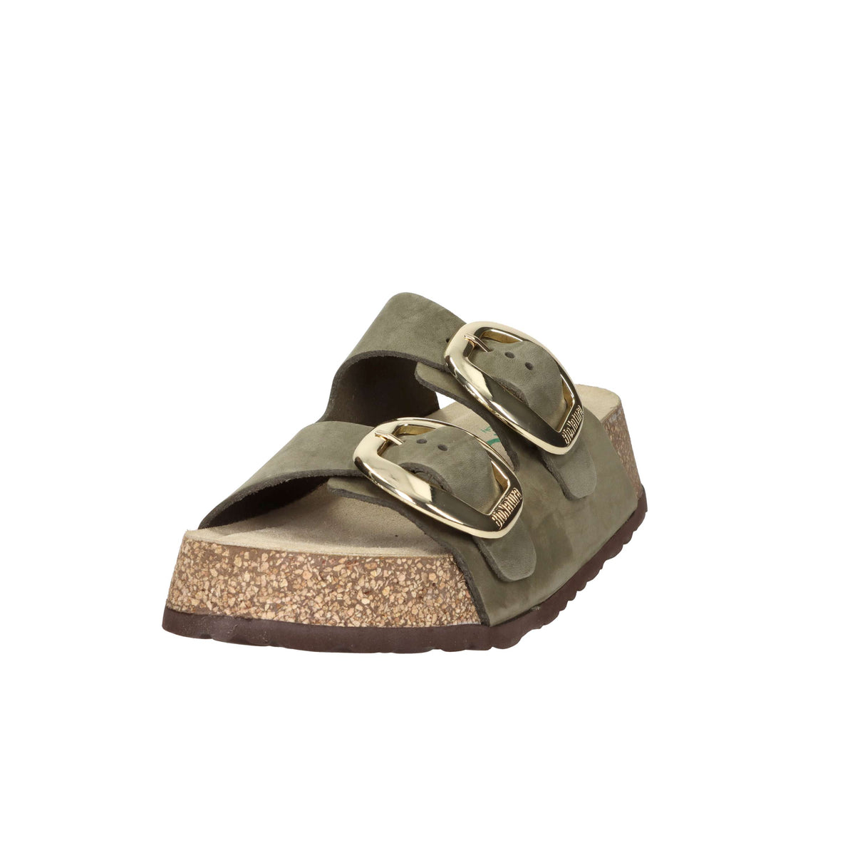 Bionatura Mujer Chancla con cuña A21THESIH-I-NBVB Verde oscuro