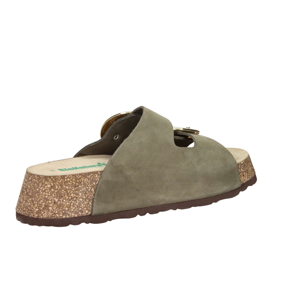Bionatura Mujer Chancla con cuña A21THESIH-I-NBVB Verde oscuro
