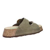 Bionatura Mujer Chancla con cuña A21THESIH-I-NBVB Verde oscuro
