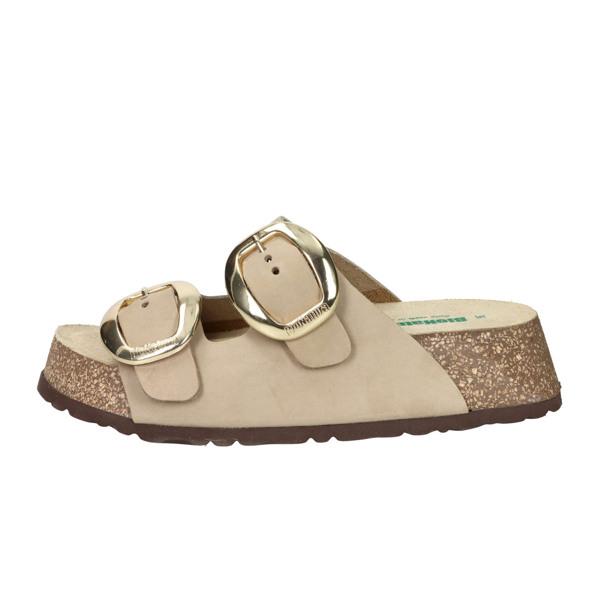 Bionatura Donna Ciabatta con zeppa A21THESIH-I-NBSB Beige