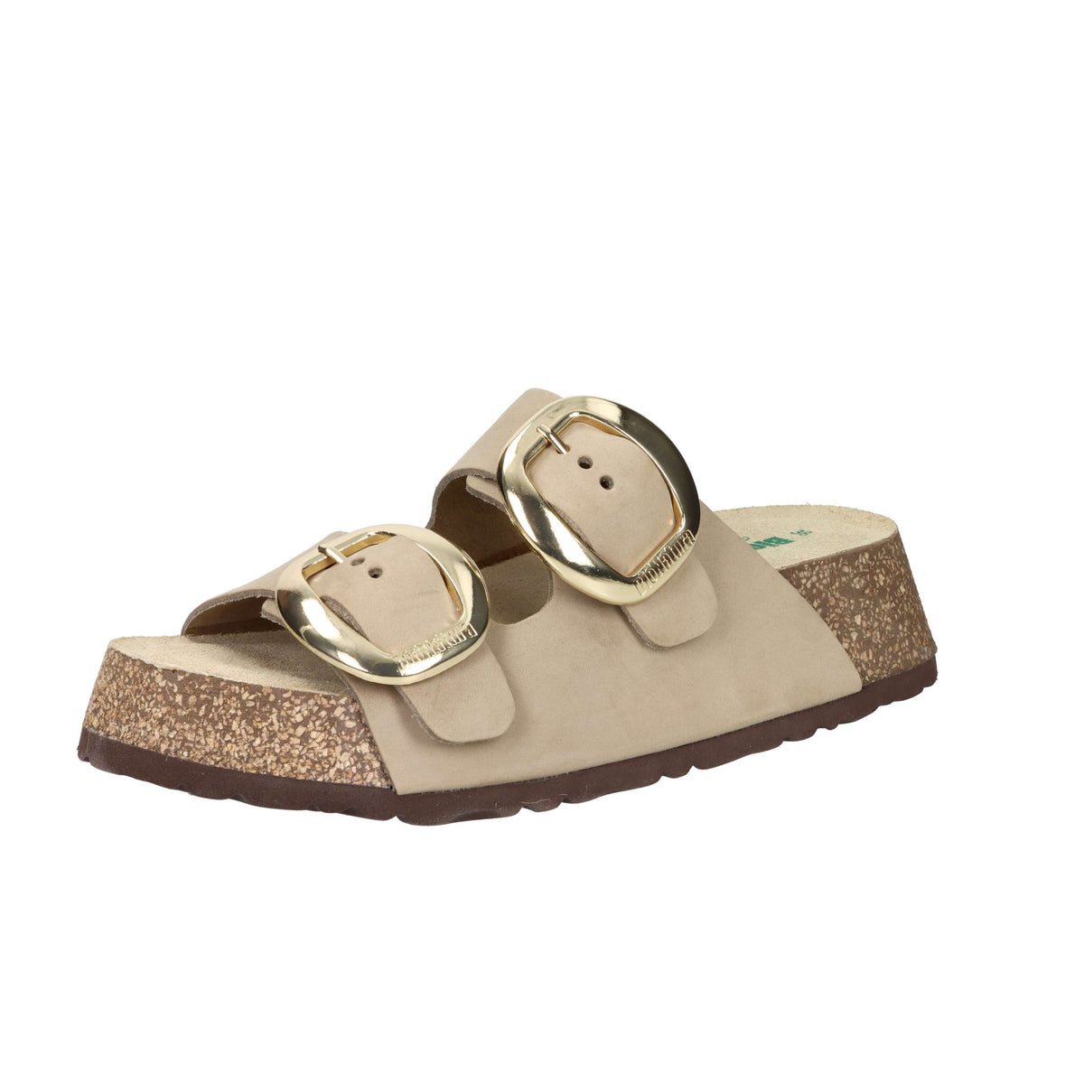 Bionatura Donna Ciabatta con zeppa A21THESIH-I-NBSB Beige