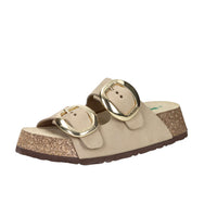 Bionatura Donna Ciabatta con zeppa A21THESIH-I-NBSB Beige