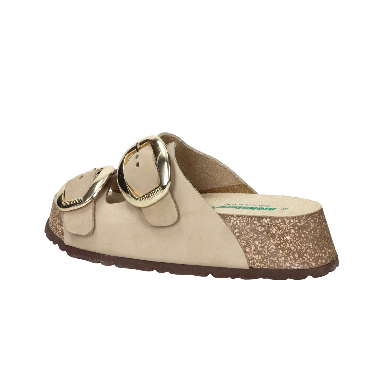 Bionatura Donna Ciabatta con zeppa A21THESIH-I-NBSB Beige