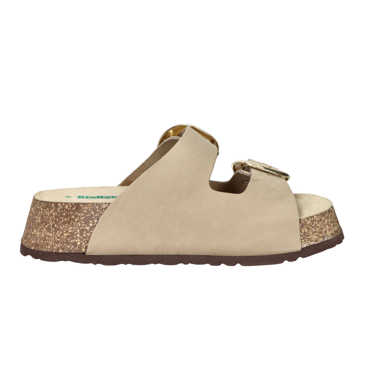 Bionatura Donna Ciabatta con zeppa A21THESIH-I-NBSB Beige