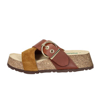 Bionatura Damen Pantoffel mit Keilabsatz A213419-I-MULBRA Lederfarben