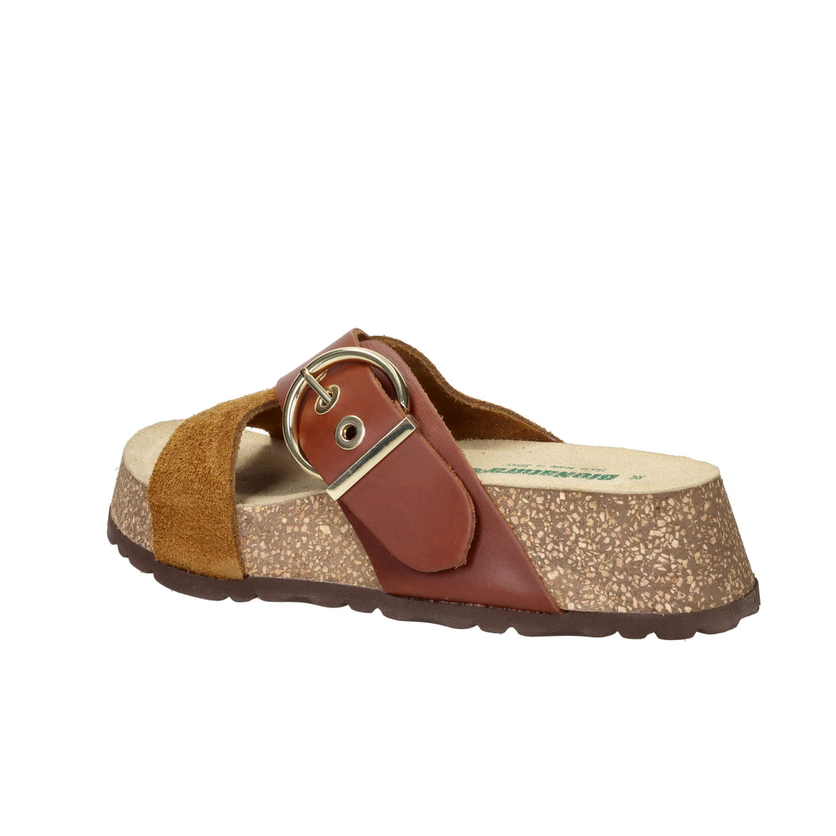 Bionatura Damen Pantoffel mit Keilabsatz A213419-I-MULBRA Lederfarben