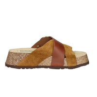 Bionatura Donna Ciabatta con zeppa A213419-I-MULBRA Cuoio