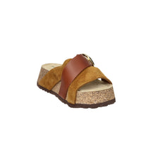 Bionatura Damen Pantoffel mit Keilabsatz A213419-I-MULBRA Lederfarben