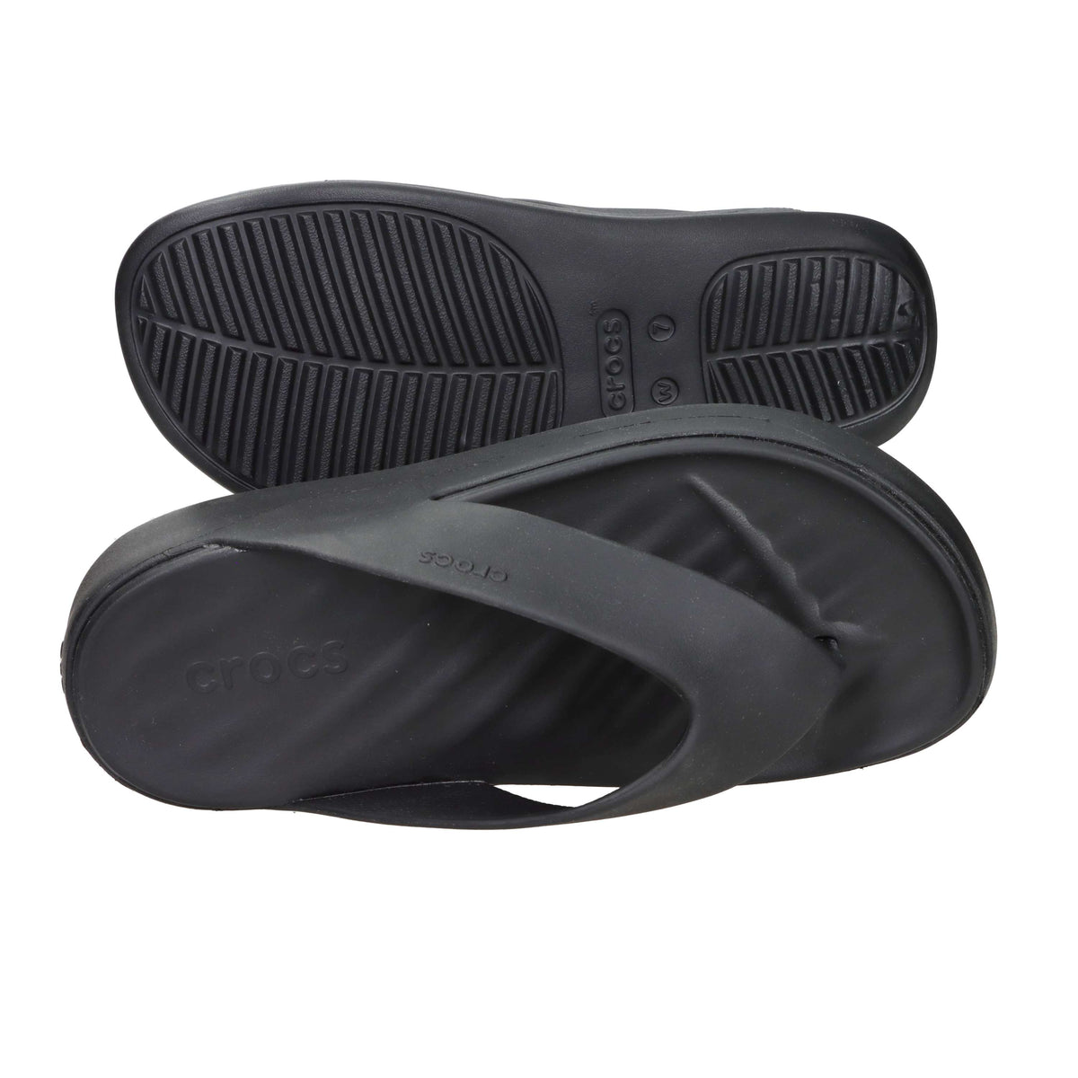 Crocs Donna Infradito 209410-001 Nero