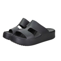 Crocs Women's Wedge Slipper 209409-01 Black