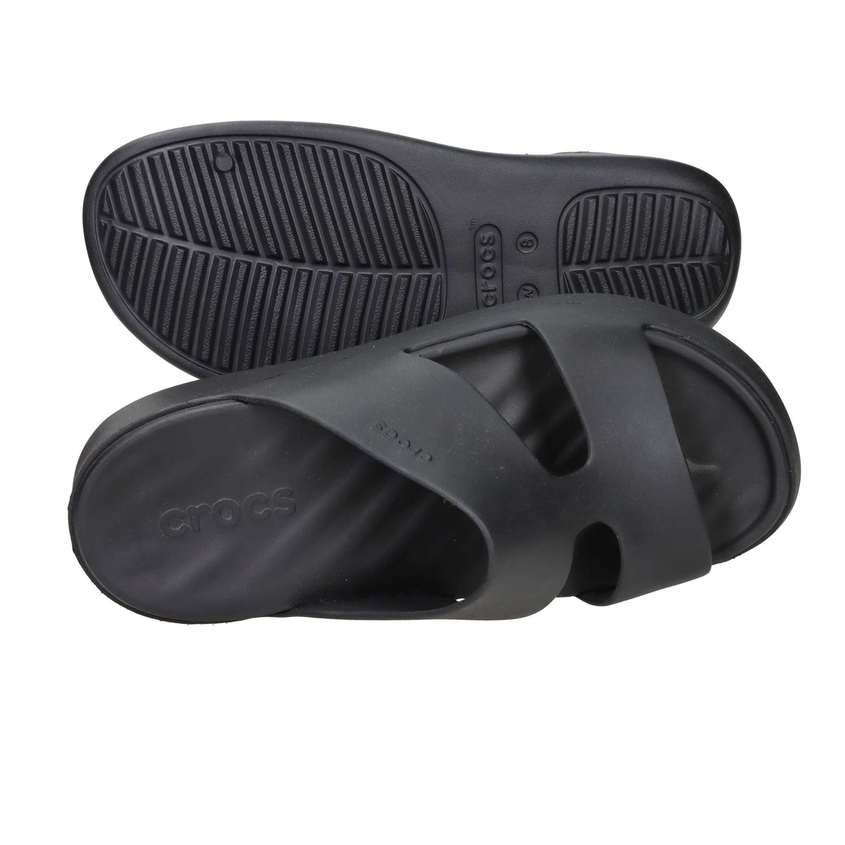 Crocs Women's Wedge Slipper 209409-01 Black