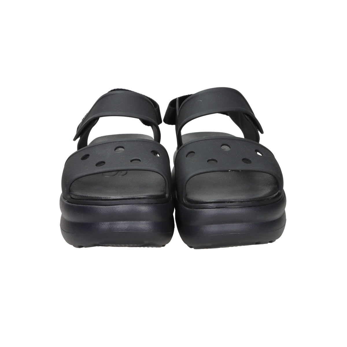 Crocs Femme Sandales compensées 211755-001 Noir