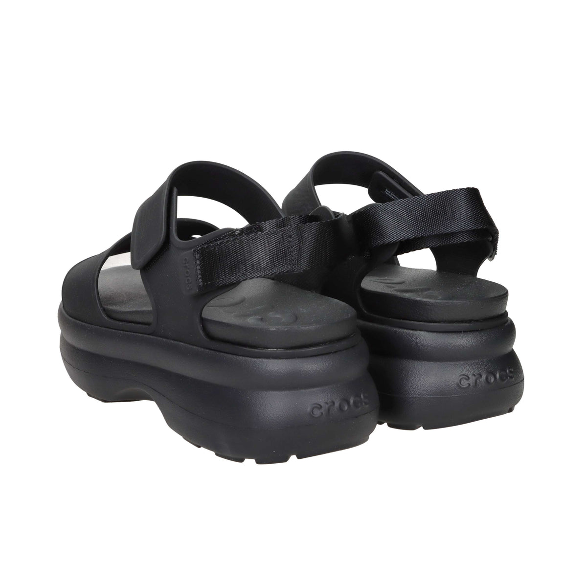 Crocs Femme Sandales compensées 211755-001 Noir