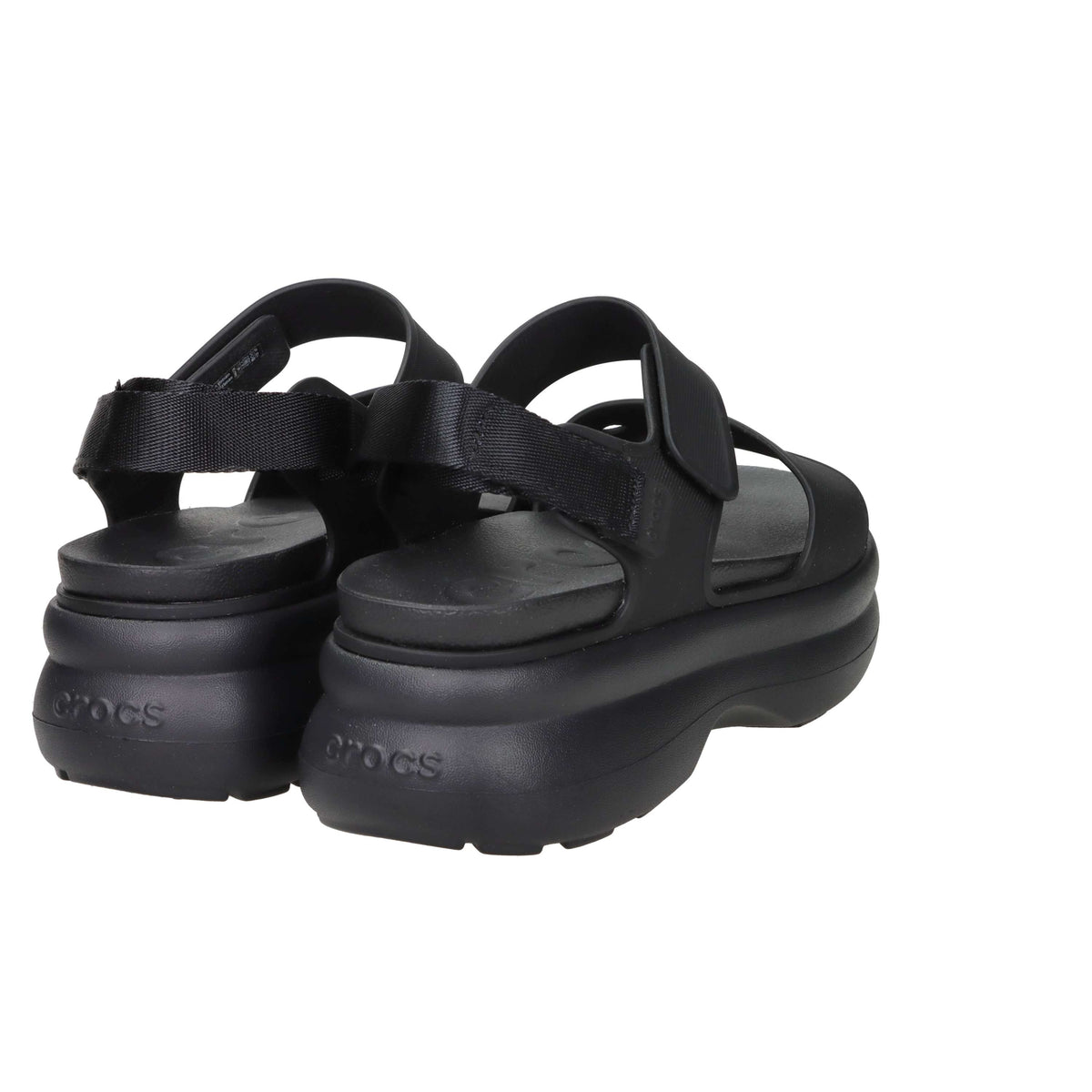 Crocs Femme Sandales compensées 211755-001 Noir