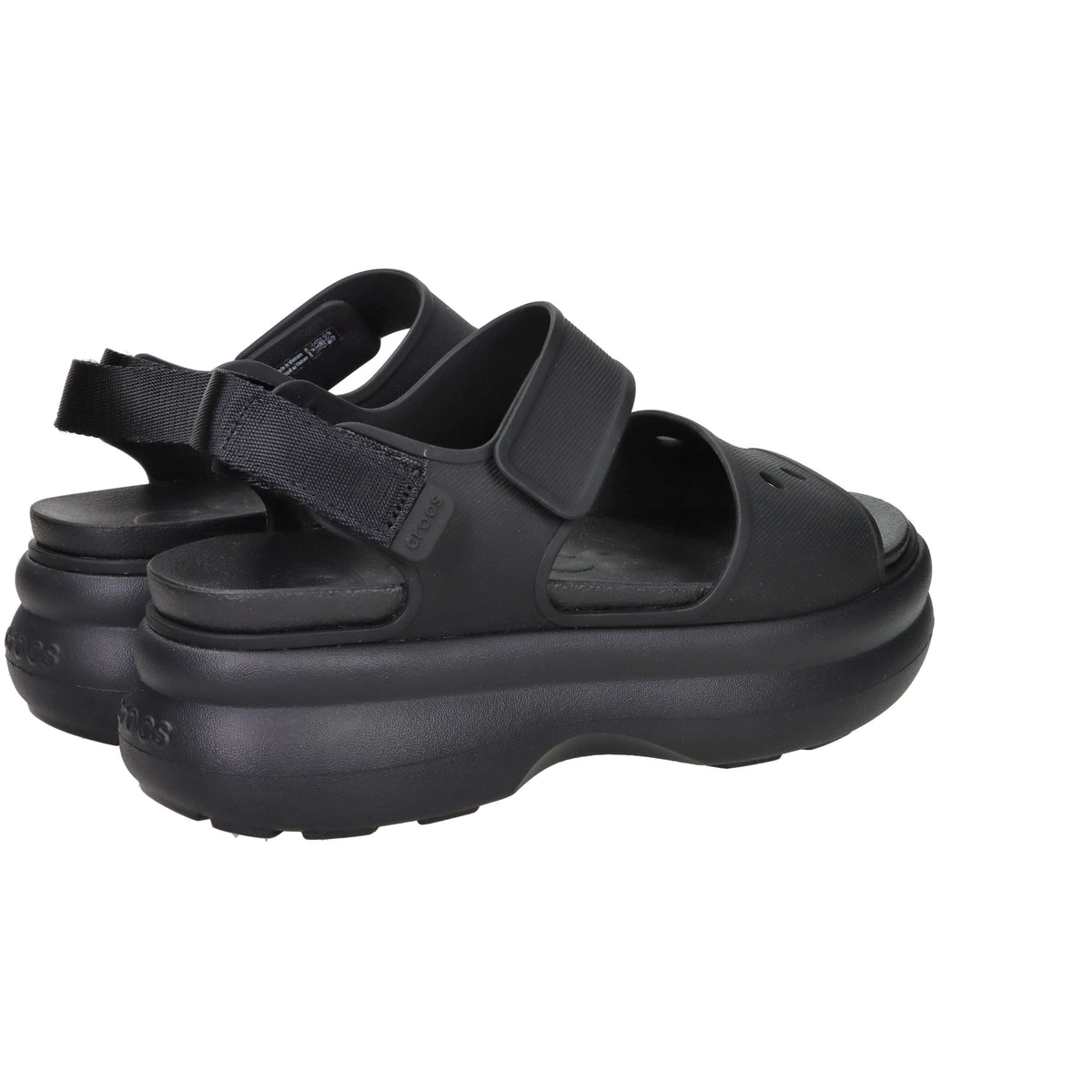 Crocs Femme Sandales compensées 211755-001 Noir