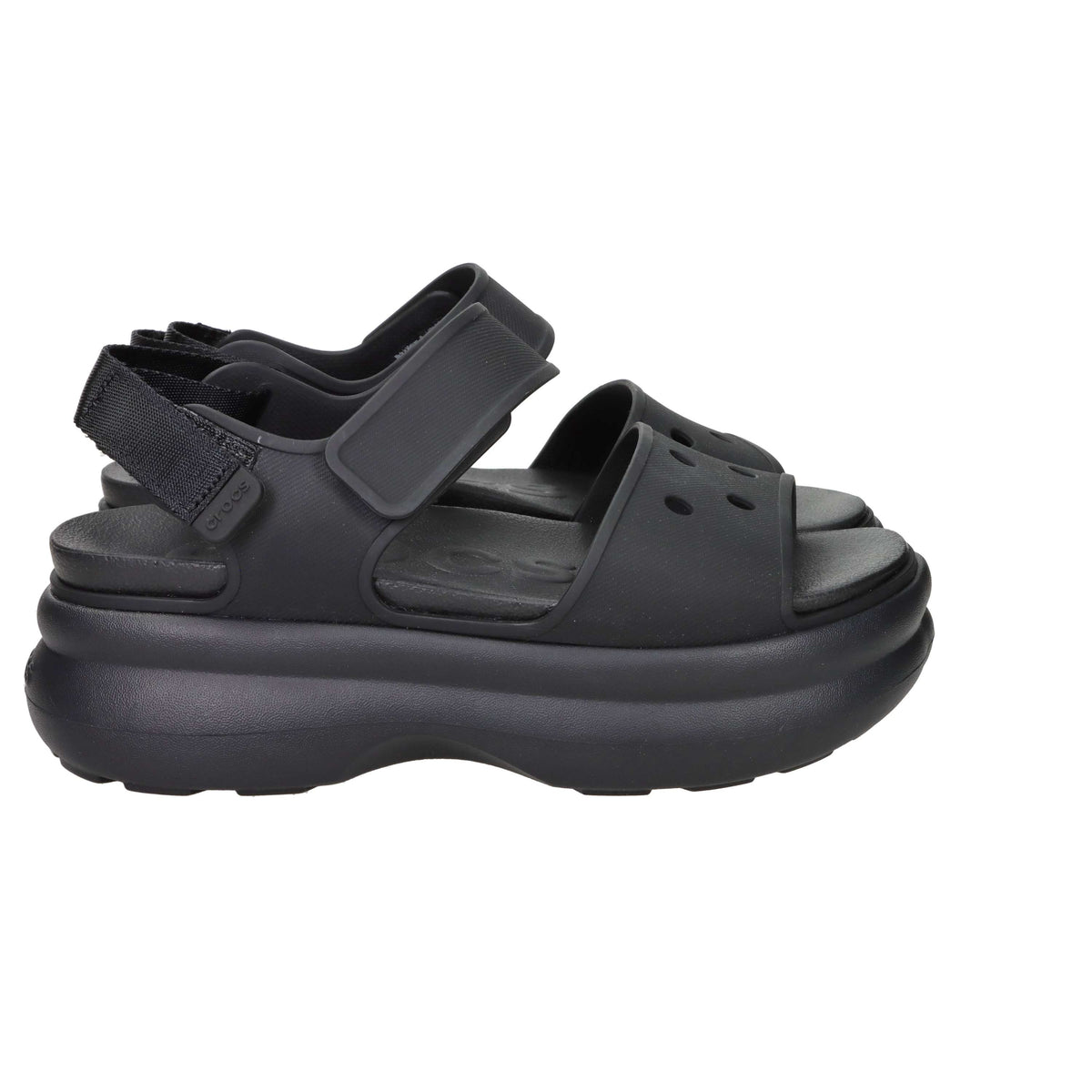 Crocs Femme Sandales compensées 211755-001 Noir