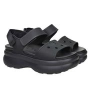 Crocs Donna Sandalo con zeppa 211755-001 Nero