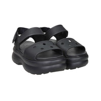 Crocs Donna Sandalo con zeppa 211755-001 Nero