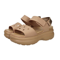 Crocs Femme Sandales à talon compensé 211755-001 Camel