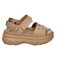 Crocs Femme Sandales à talon compensé 211755-001 Camel