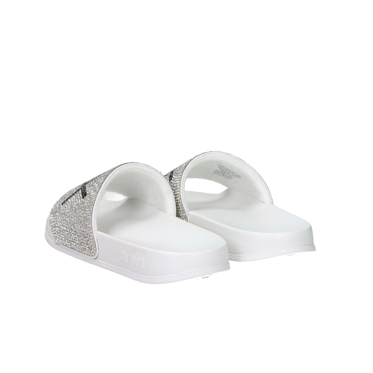 Sun68 Bambine e ragazze Ciabatta X36411K Bianco/Argento