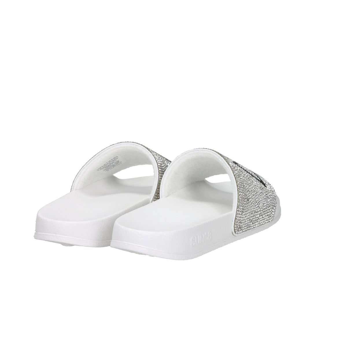 Sun68 Bambine e ragazze Ciabatta X36411K Bianco/Argento