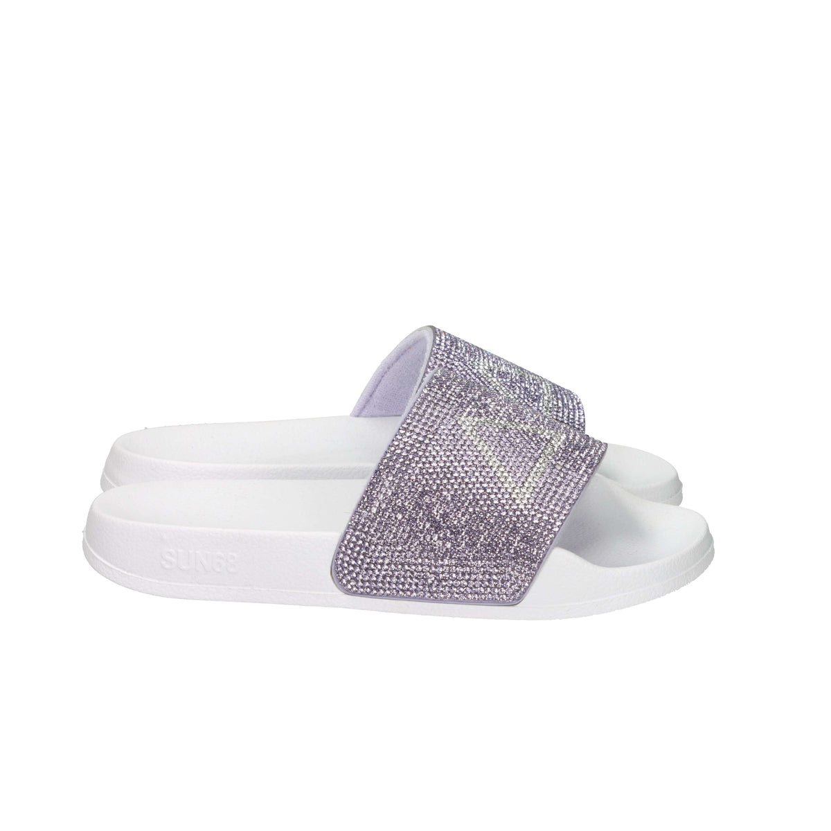Sun68 Bambine e ragazze Ciabatta X36411K Bianco/Lilla
