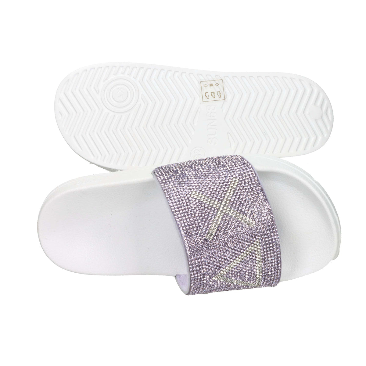 Sun68 Bambine e ragazze Ciabatta X36411K Bianco/Lilla
