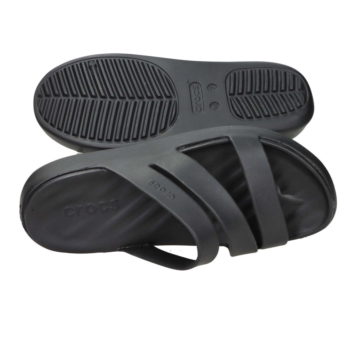 Crocs Donna Ciabatta bassa 209587-001 Nero