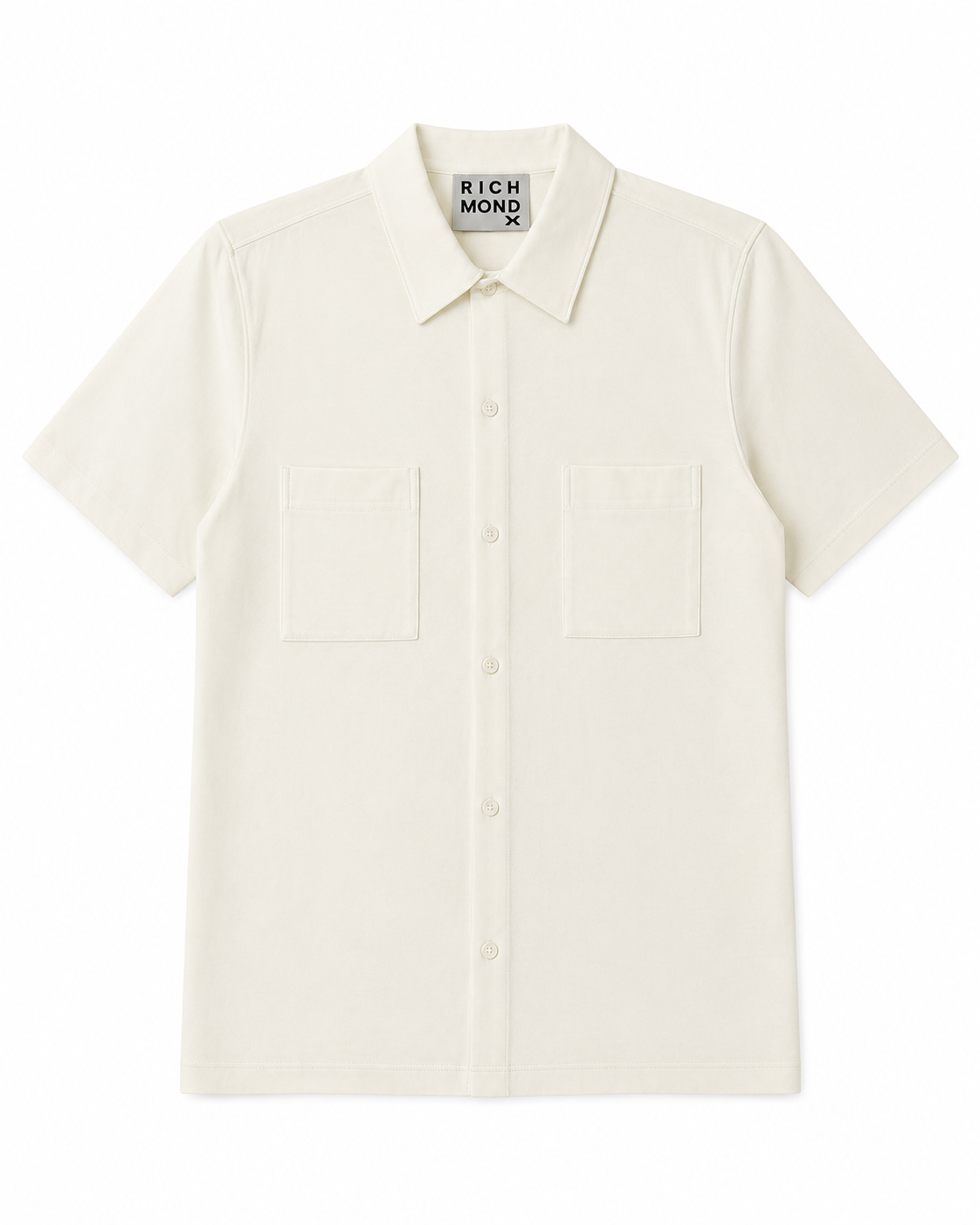Richmond X Uomo Camicia UMP26363CA Panna