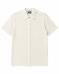 Richmond X Uomo Camicia UMP26363CA Panna