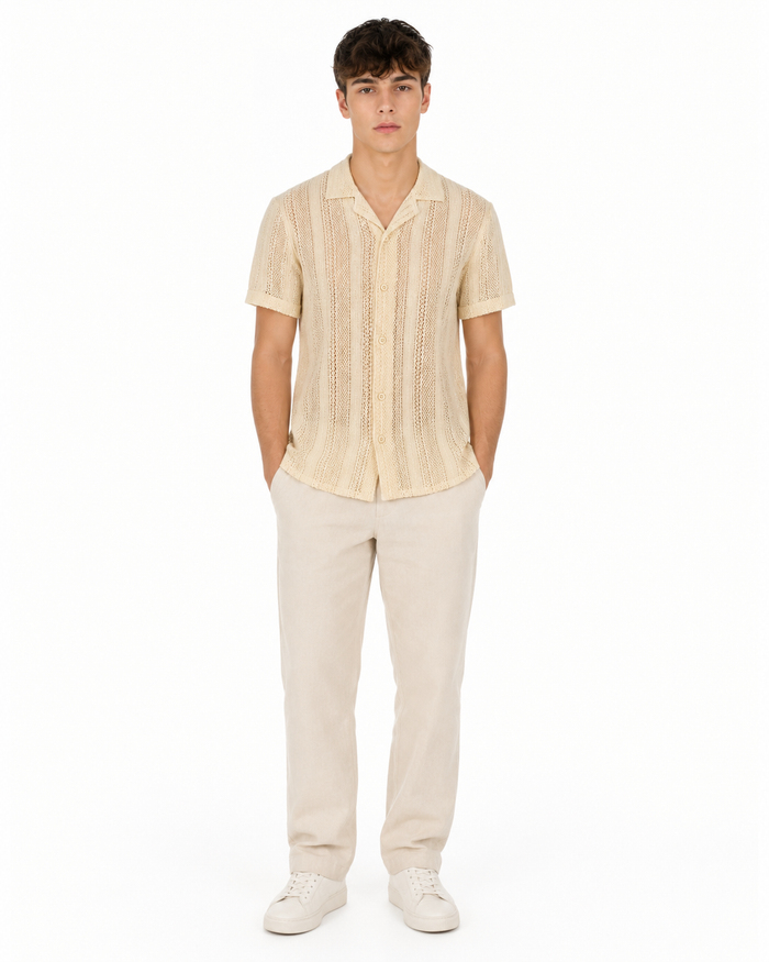 Philotinto Uomo Camicia 26S24CA Beige