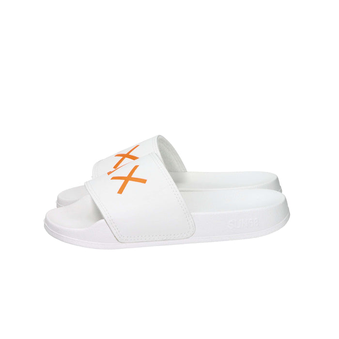 Sun68 Bambini e ragazzi Ciabatta X36310K Bianco/Arancione