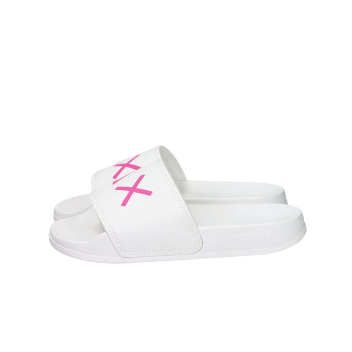 Sun68 Bambine e ragazze Ciabatta X36410K Bianco/Fucsia