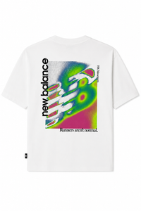 New Balance Uomo T-shirt MT61V4ZG Bianco