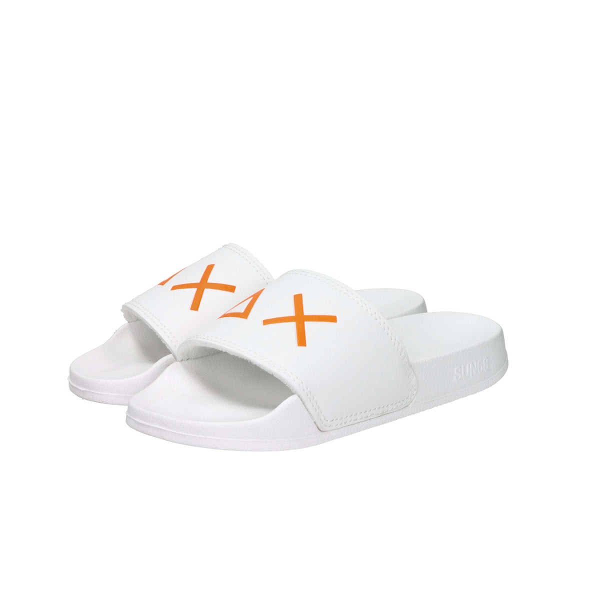 Sun68 Children and Boys Slipper X36310K White/Orange