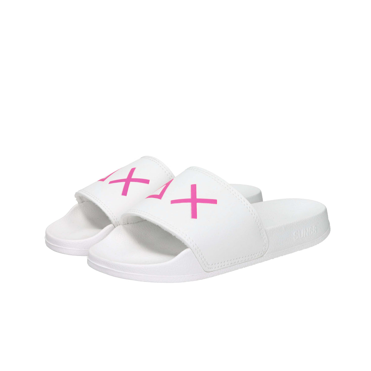 Sun68 Bambine e ragazze Ciabatta X36410K Bianco/Fucsia