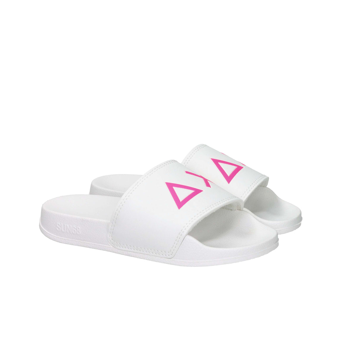 Sun68 Bambine e ragazze Ciabatta X36410K Bianco/Fucsia
