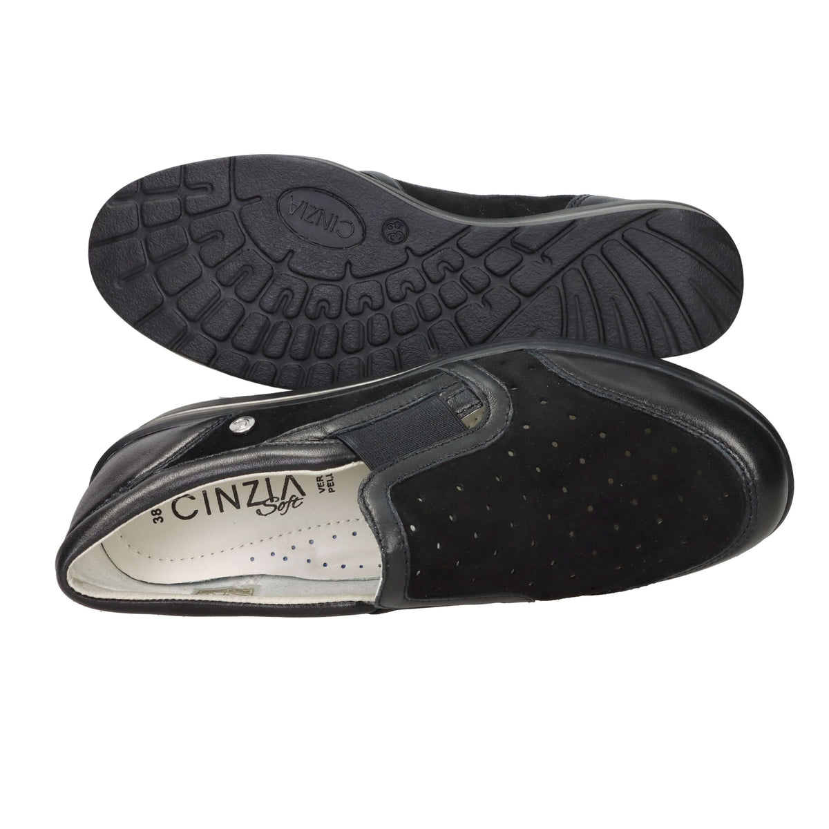 Cinzia Soft Donna Slip on IV119829A Nero