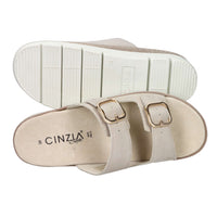 Cinzia Soft Damen Flache Hausschuhe SV921038 Beige