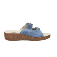 Cinzia Soft Damen Flache Hausschuhe NE8702 Jeans