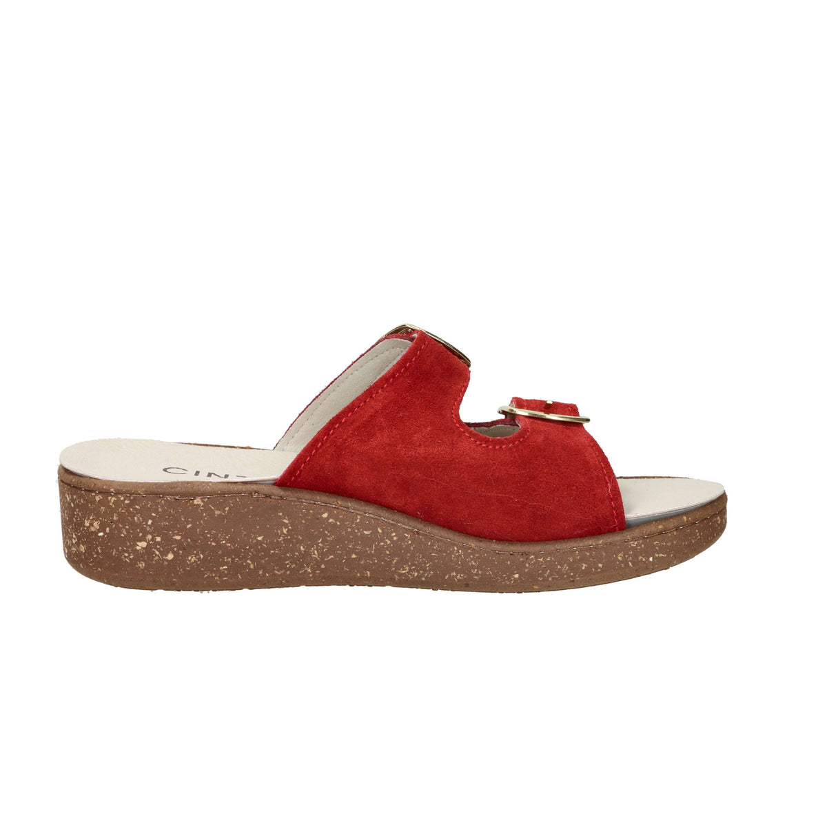 Cinzia Soft Damen Flache Hausschuhe NE8702 Rot