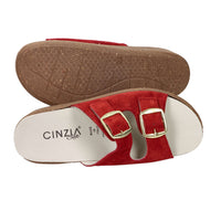 Cinzia Soft Damen Flache Hausschuhe NE8702 Rot