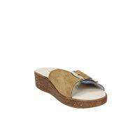 Cinzia Soft Donna Ciabatta bassa NE8701 Blu/Cuoio
