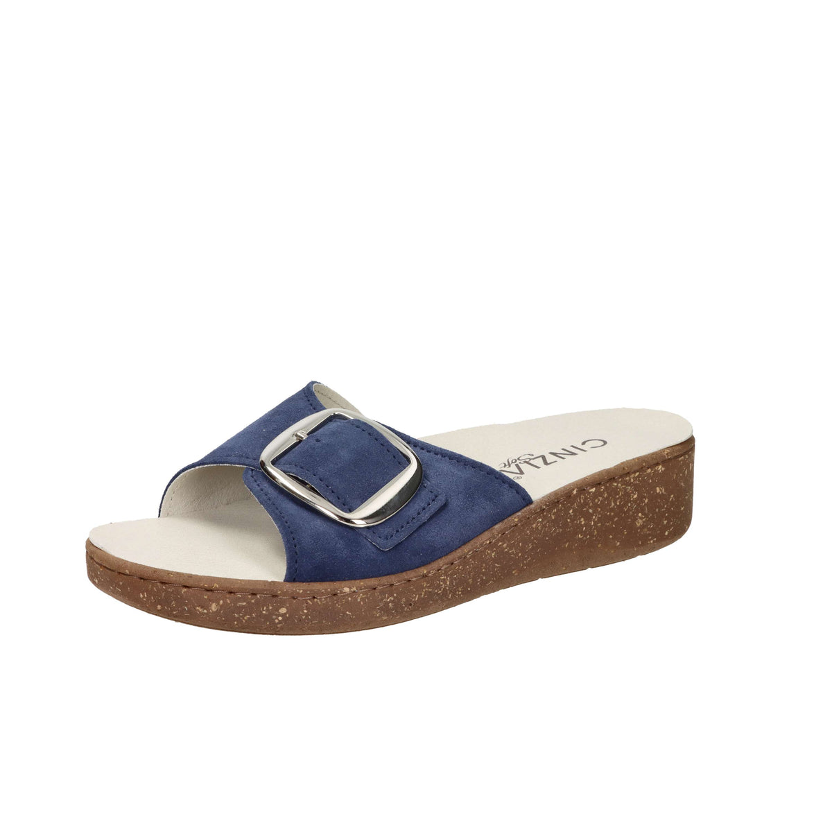 Cinzia Soft Damen Flache Hausschuhe NE8701 Blau